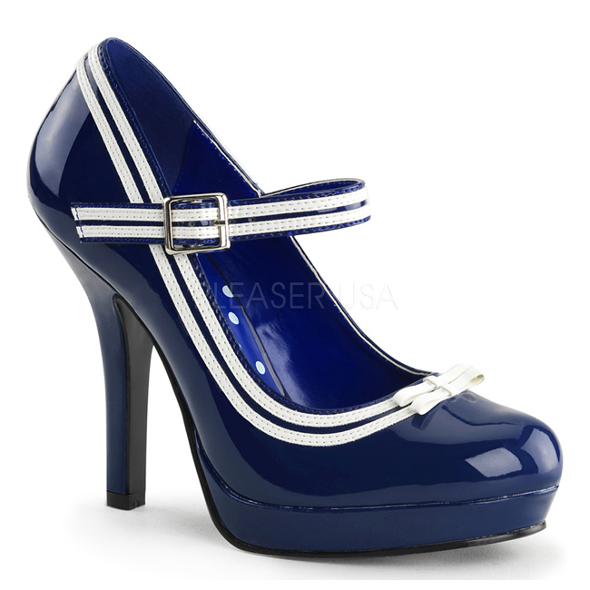 SECRET-15 bleu chaussures  plateforme taille 41 - 42